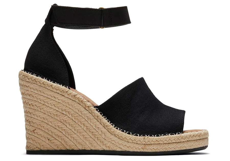 Toms Marisol Wedge Heel Hohe Schuhe Damen Schwarz Schweiz | Bestellen Schweiz779-068