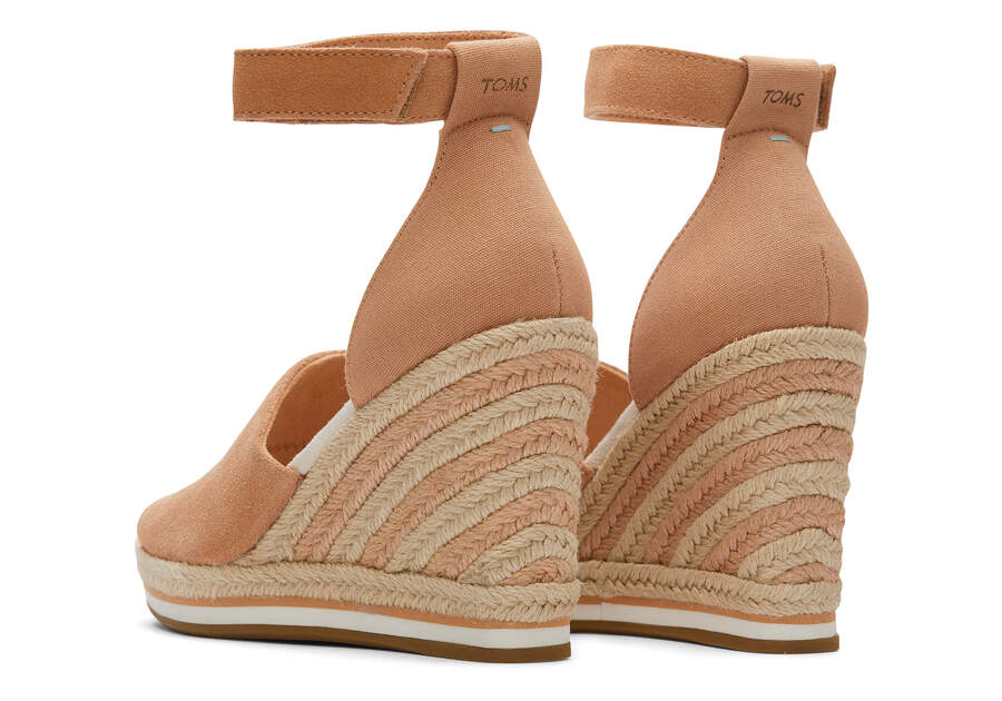 Toms Marisol Wedge Heel Hohe Schuhe Damen Beige Schweiz | Bestellen Schweiz807-549