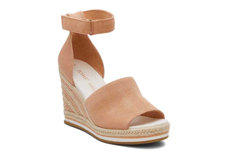 Toms Marisol Wedge Heel Hohe Schuhe Damen Beige Schweiz | Bestellen Schweiz807-549