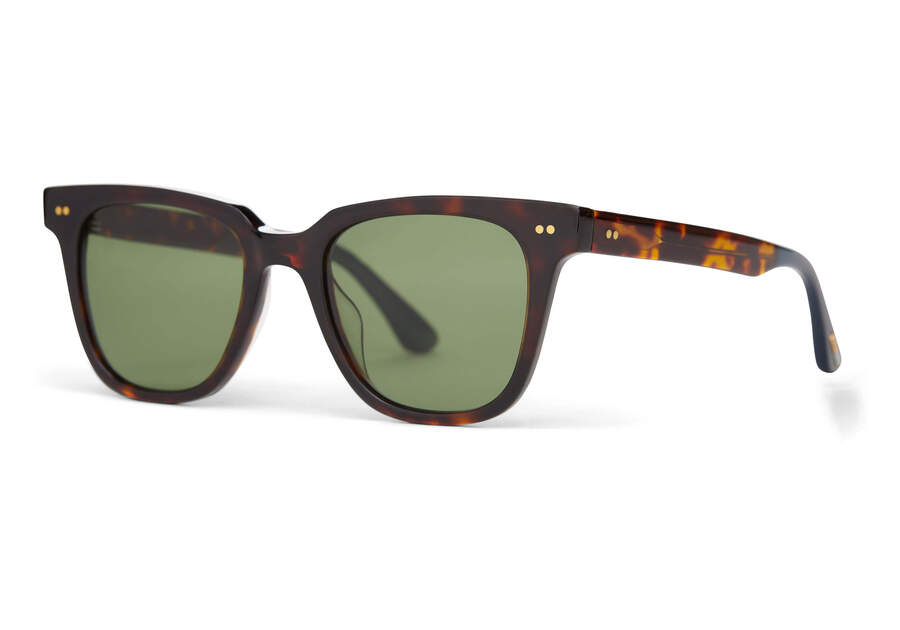 Toms Memphis 301 Sonnenbrille Damen Dunkelgrün Schweiz | Bestellen Schweiz113-230