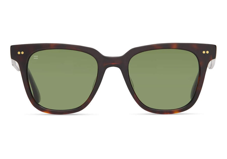 Toms Memphis 301 Sonnenbrille Damen Dunkelgrün Schweiz | Bestellen Schweiz113-230