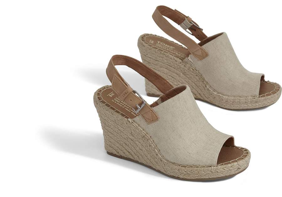 Toms Monica Wedge Heel Hohe Schuhe Damen Beige Schweiz | Bestellen Schweiz839-264