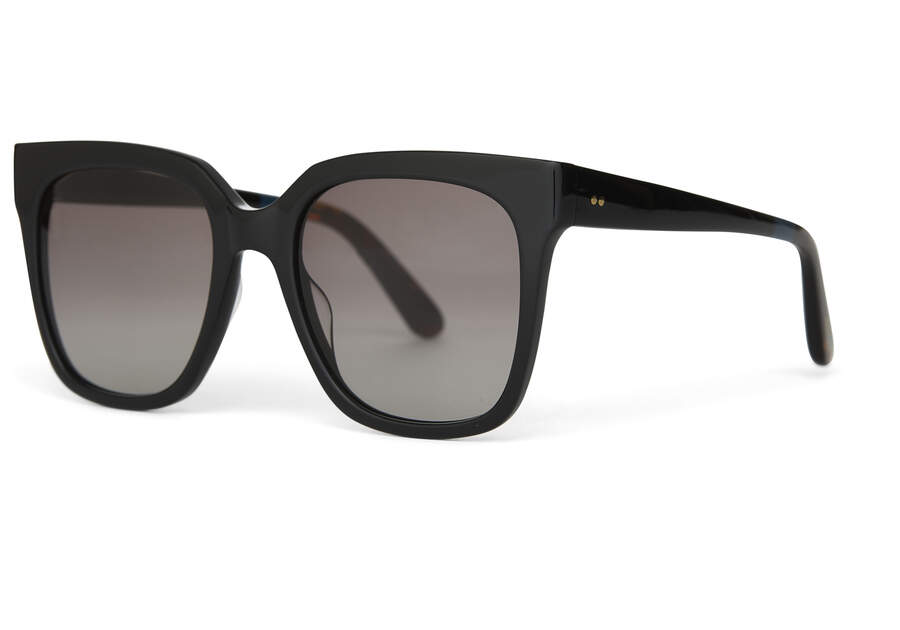 Toms Natasha Sonnenbrille Damen Schwarz Grau Schweiz | Bestellen Schweiz085-058