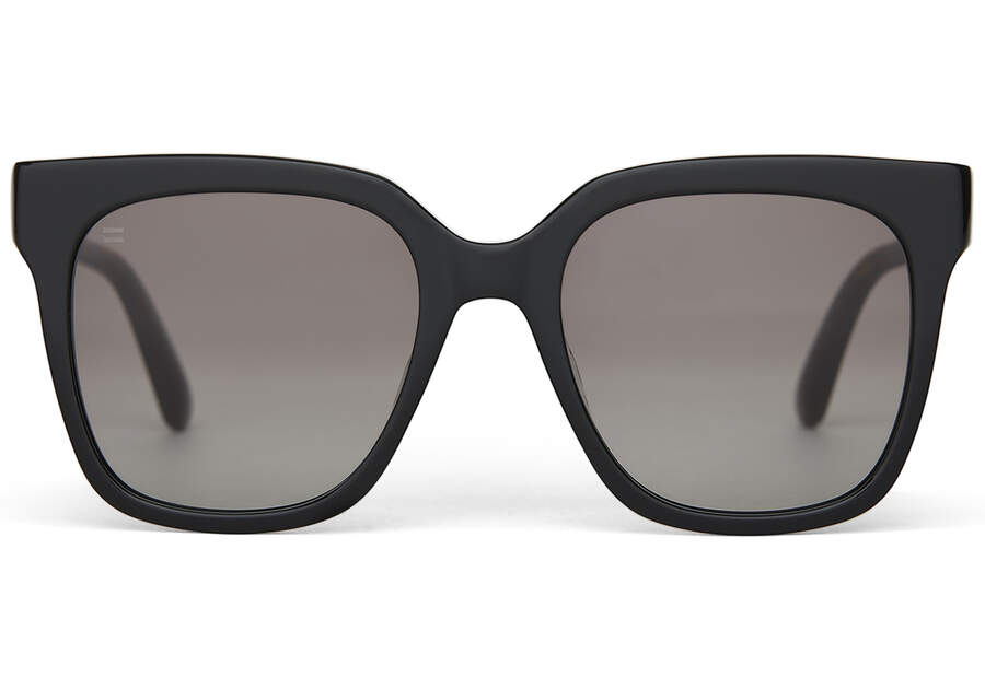 Toms Natasha Sonnenbrille Damen Schwarz Grau Schweiz | Bestellen Schweiz085-058