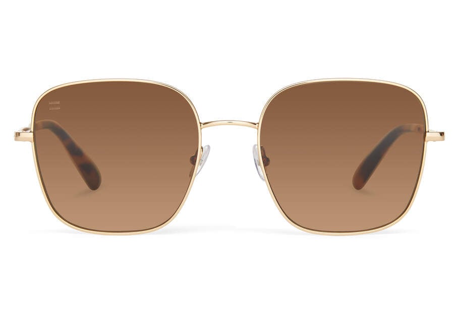 Toms Nova Sonnenbrille Damen Gelb Gold Braun Schweiz | Bestellen Schweiz685-683