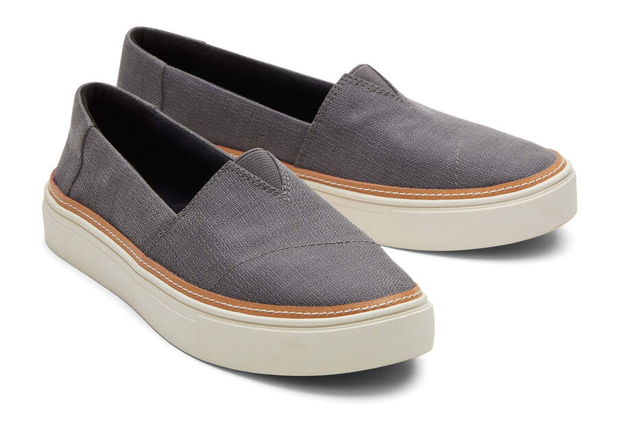 Toms Parker Slip On Slip On Damen Dunkelgrau Schweiz | Bestellen Schweiz337-365