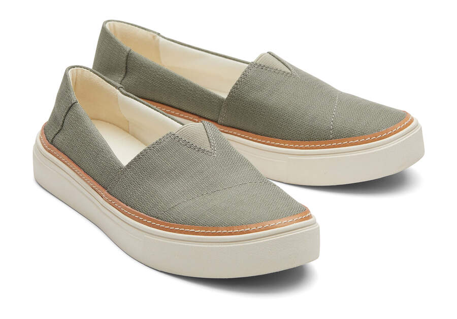 Toms Parker Slip On Slip On Damen Grau Schweiz | Bestellen Schweiz483-474