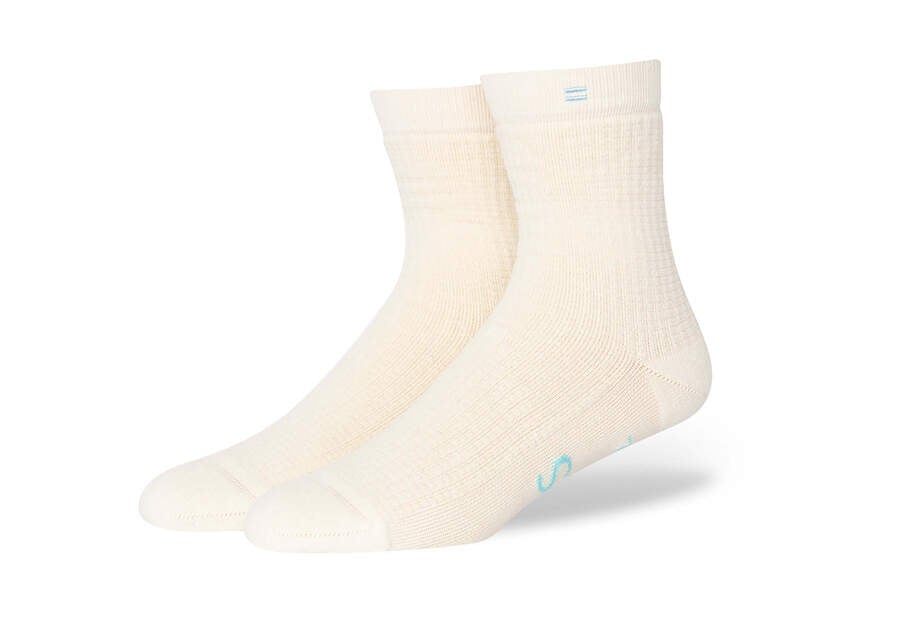 Toms Quarter Crew Socks Socken Damen Weiß Schweiz | Bestellen Schweiz437-602