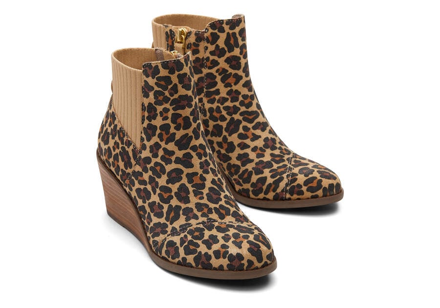 Toms Sadie Boot Stiefel Damen Beige Leopard Schweiz | Bestellen Schweiz923-828