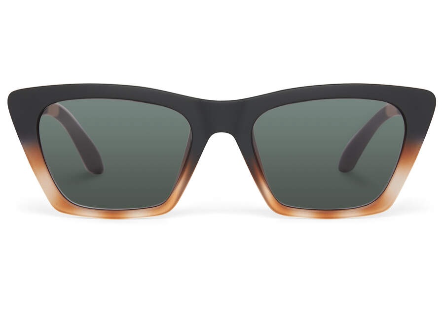 Toms Sahara Sonnenbrille Damen Schwarz Orange Grün Grau Schweiz | Bestellen Schweiz720-911