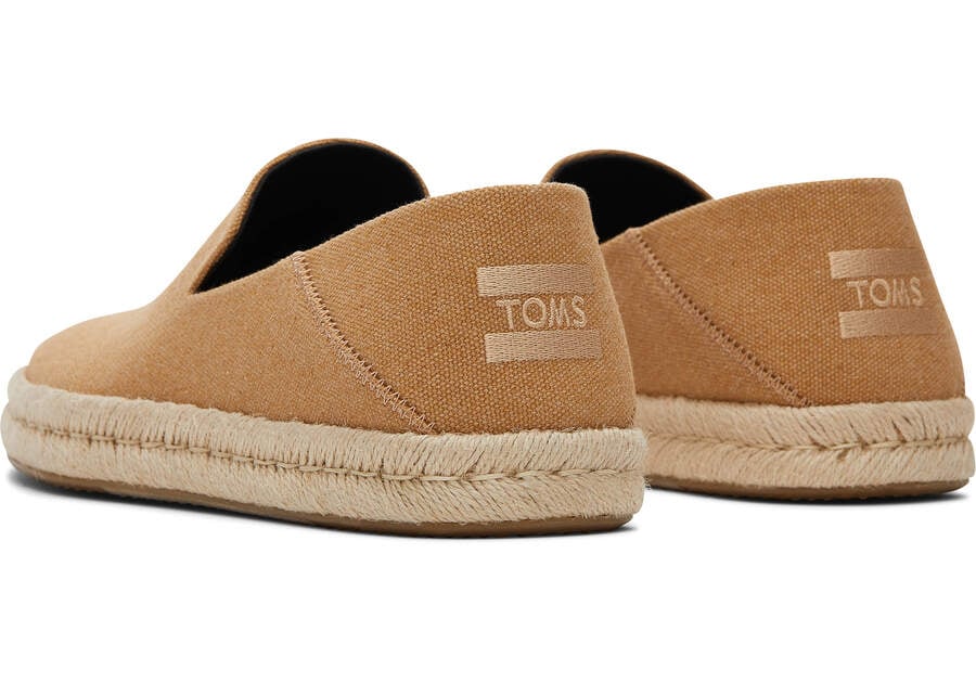 Toms Santiago Recycled Baumwoll Canvas Alpargatas Herren Braun Schweiz | Bestellen Schweiz675-628