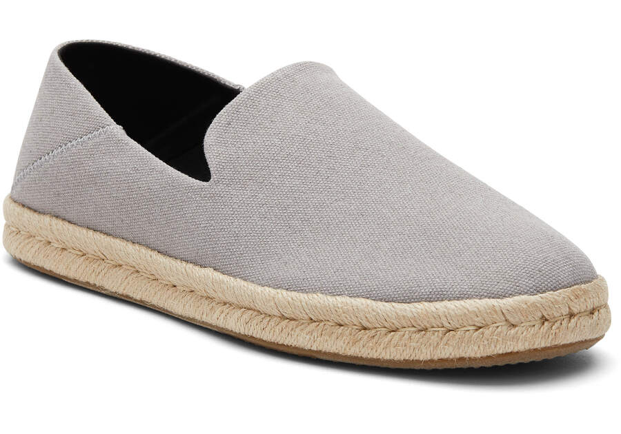 Toms Santiago Recycled Baumwoll Canvas Alpargatas Herren Tiefesgrau Schweiz | Bestellen Schweiz791-168