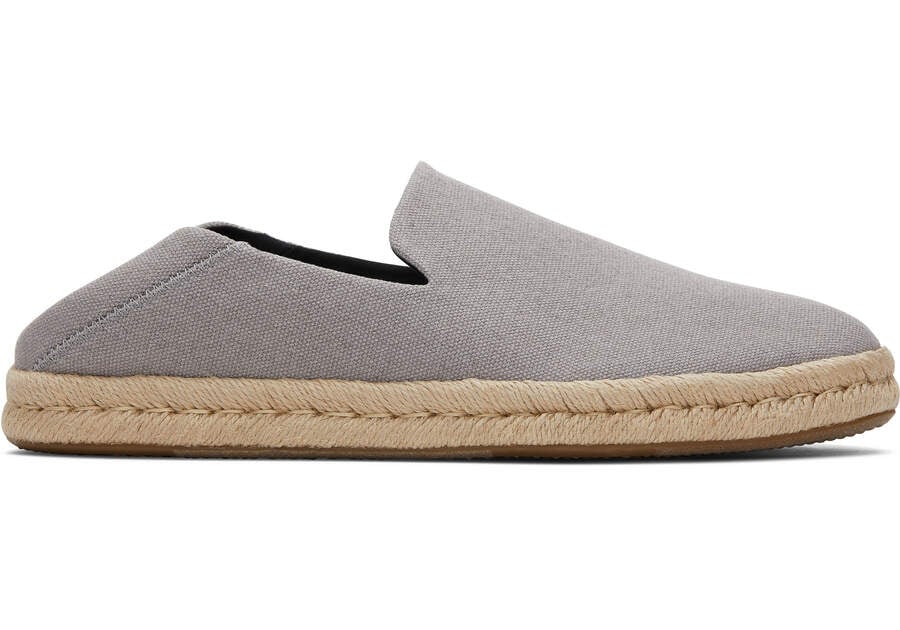 Toms Santiago Recycled Baumwoll Canvas Alpargatas Herren Tiefesgrau Schweiz | Bestellen Schweiz791-168