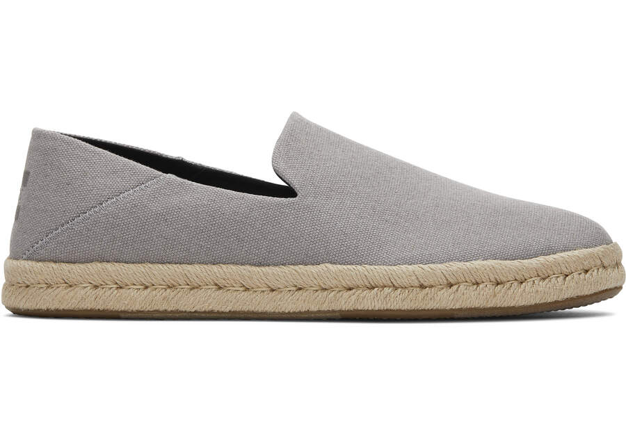 Toms Santiago Recycled Baumwoll Canvas Alpargatas Herren Tiefesgrau Schweiz | Bestellen Schweiz791-168