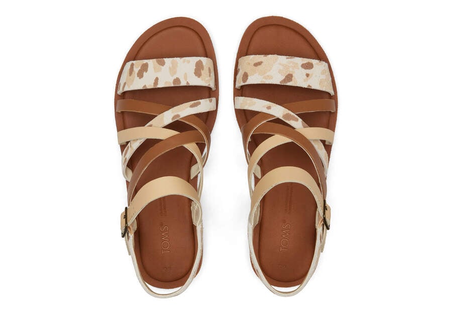 Toms Sephina Sandal Sandalen Damen Beige Schweiz | Bestellen Schweiz999-152