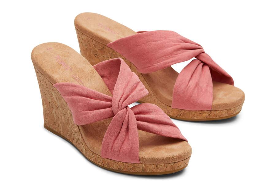 Toms Serena Wedge Sandal Sandalen Damen Rosa Schweiz | Bestellen Schweiz111-773