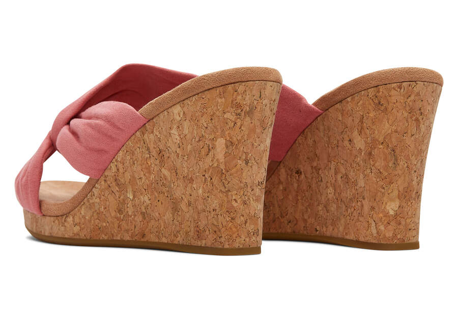 Toms Serena Wedge Sandal Sandalen Damen Rosa Schweiz | Bestellen Schweiz111-773