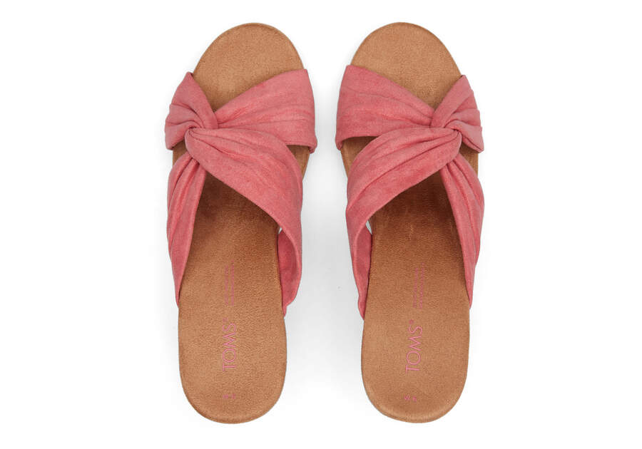 Toms Serena Wedge Sandal Sandalen Damen Rosa Schweiz | Bestellen Schweiz111-773