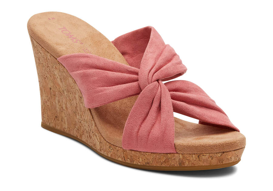 Toms Serena Wedge Sandal Sandalen Damen Rosa Schweiz | Bestellen Schweiz111-773