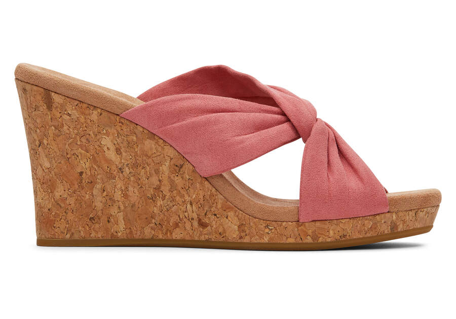 Toms Serena Wedge Sandal Sandalen Damen Rosa Schweiz | Bestellen Schweiz111-773