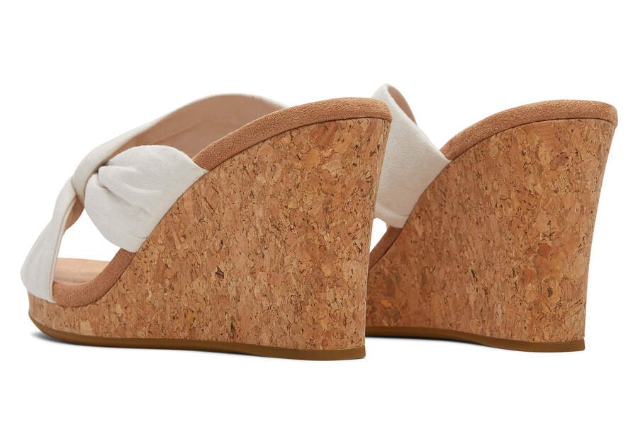 Toms Serena Wedge Sandal Sandalen Damen Beige Schweiz | Bestellen Schweiz826-654