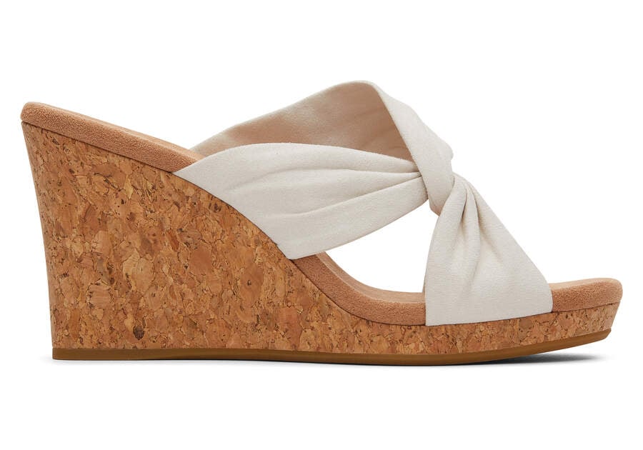 Toms Serena Wedge Sandal Sandalen Damen Beige Schweiz | Bestellen Schweiz826-654