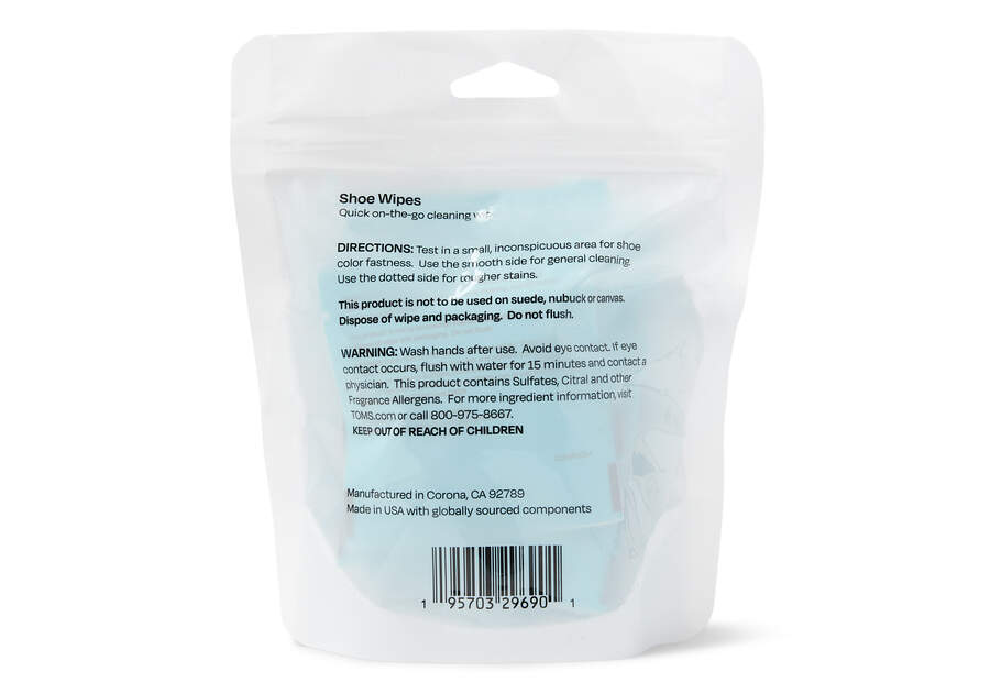 Toms Shoe Cleaning Wipes 8 Pack Accessoires Damen Weiß Schweiz | Bestellen Schweiz511-840