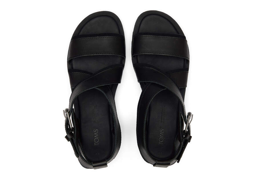 Toms Sidney Tread Sandal Sandalen Damen Schwarz Schweiz | Bestellen Schweiz139-308