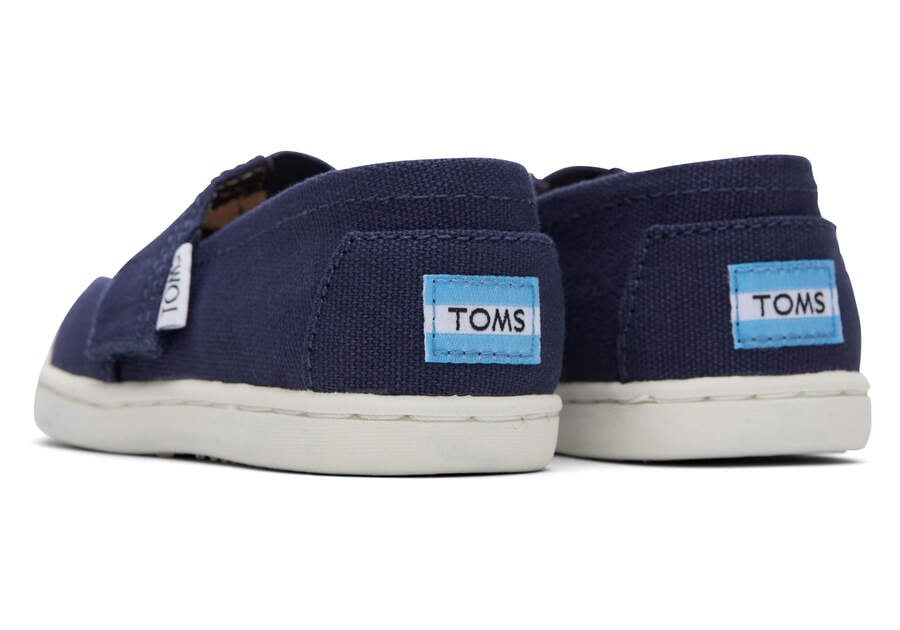 Toms Tiny Alpargata Canvas Alpargatas Kinder Navy Schweiz | Bestellen Schweiz688-084