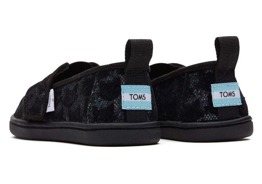 Toms Tiny Alpargata Cats Alpargatas Kinder Schwarz Schweiz | Bestellen Schweiz629-784