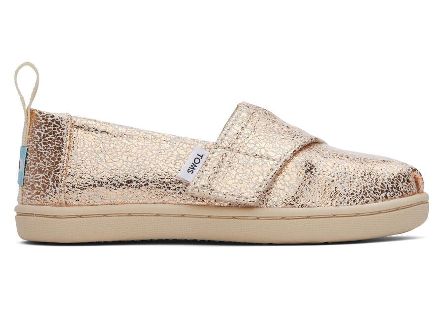 Toms Tiny Alpargata Foil Alpargatas Kinder Gold Schweiz | Bestellen Schweiz220-782