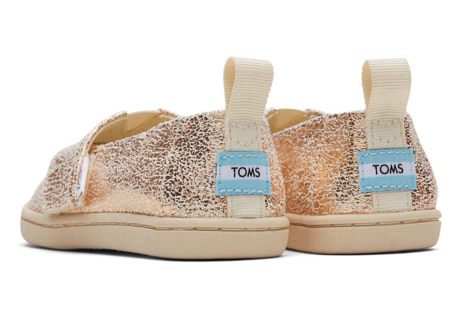 Toms Tiny Alpargata Foil Alpargatas Kinder Gold Schweiz | Bestellen Schweiz220-782