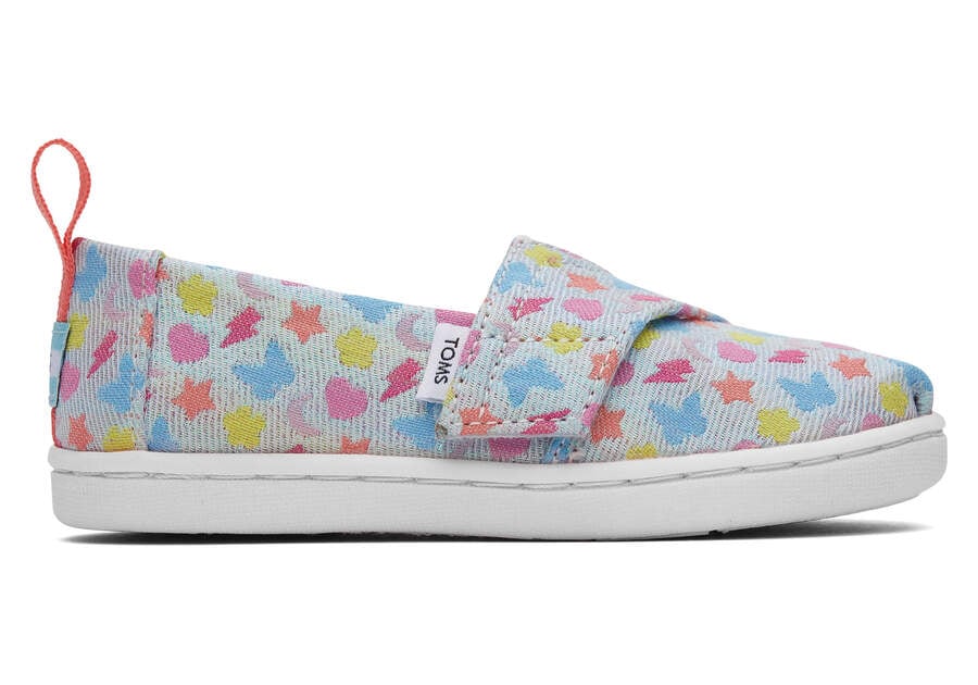 Toms Tiny Alpargata Glimmer Charms Alpargatas Kinder Blau Schweiz | Bestellen Schweiz170-874