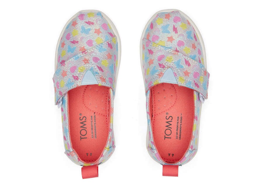 Toms Tiny Alpargata Glimmer Charms Alpargatas Kinder Blau Schweiz | Bestellen Schweiz170-874