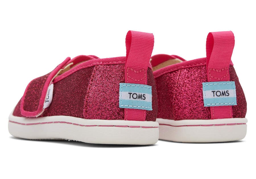 Toms Tiny Alpargata Glitter Alpargatas Kinder Dunkelrosa Schweiz | Bestellen Schweiz128-187