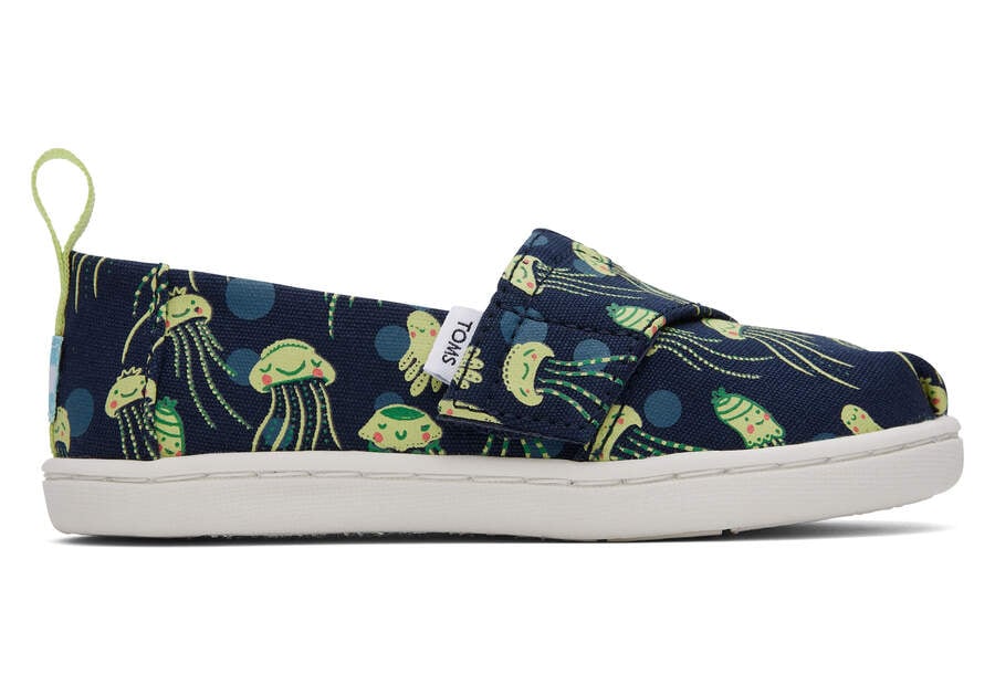 Toms Tiny Alpargata Glow In The Dark Jellyfish Alpargatas Kinder Dunkelnavy Schweiz | Bestellen Schweiz535-582