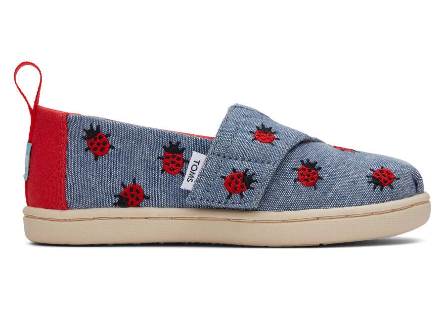 Toms Tiny Alpargata Lucky Ladybugs Alpargatas Kinder Blau Schweiz | Bestellen Schweiz717-200