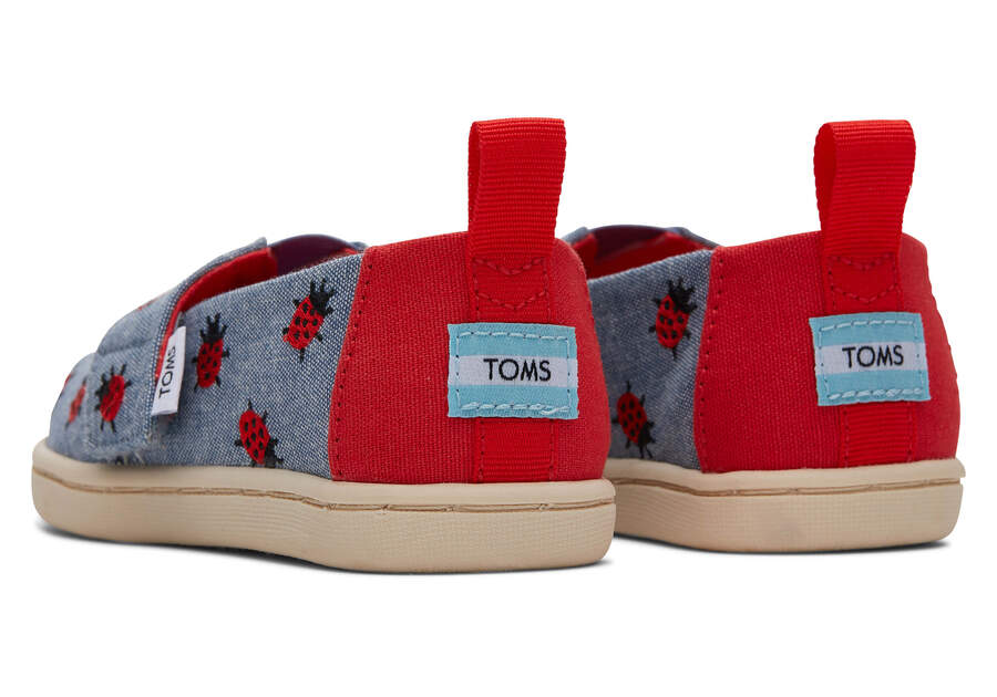 Toms Tiny Alpargata Lucky Ladybugs Alpargatas Kinder Blau Schweiz | Bestellen Schweiz717-200