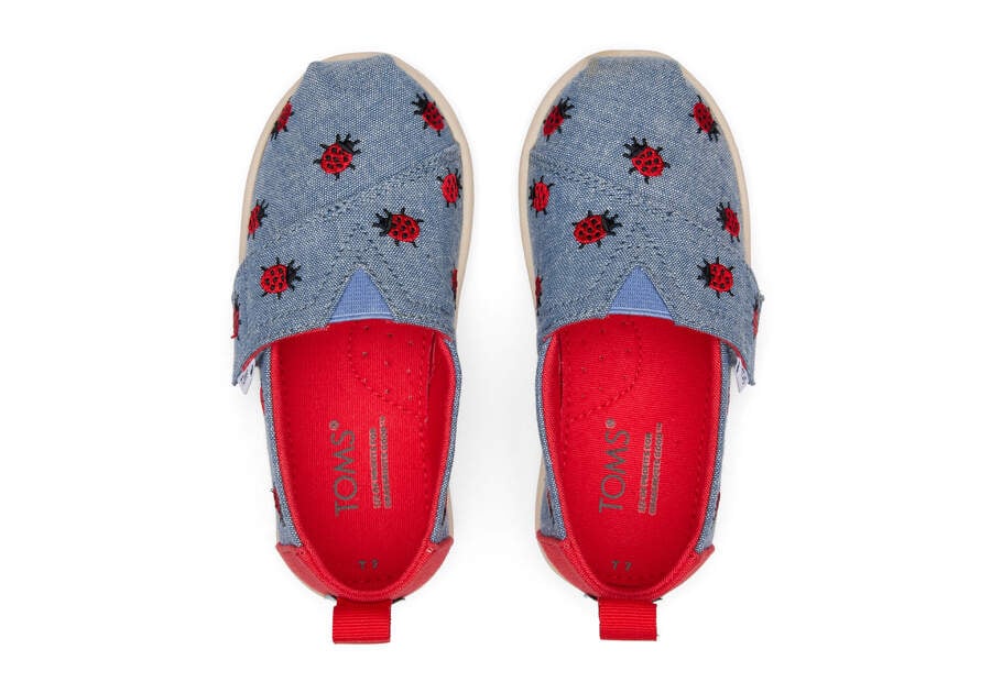 Toms Tiny Alpargata Lucky Ladybugs Alpargatas Kinder Blau Schweiz | Bestellen Schweiz717-200