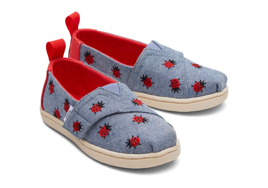 Toms Tiny Alpargata Lucky Ladybugs Alpargatas Kinder Blau Schweiz | Bestellen Schweiz717-200