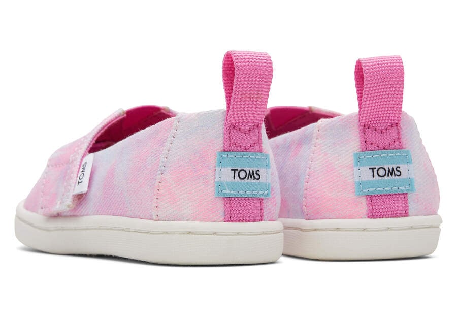 Toms Tiny Alpargata Multi Tie Dye Twill Alpargatas Kinder Rosa Mehrfarbig Schweiz | Bestellen Schweiz911-720