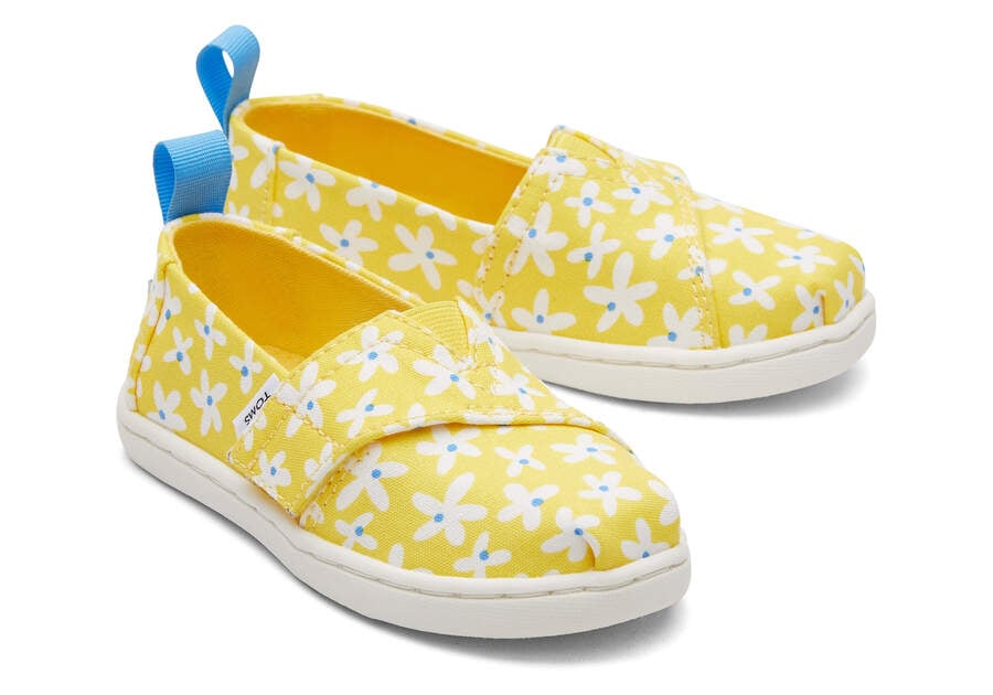 Toms Tiny Alpargata Sun Daisies Alpargatas Kinder Gelb Orange Schweiz | Bestellen Schweiz802-463