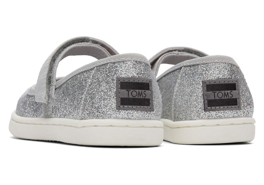 Toms Tiny Mary Jane Slip On Kinder Silber Schweiz | Bestellen Schweiz744-797