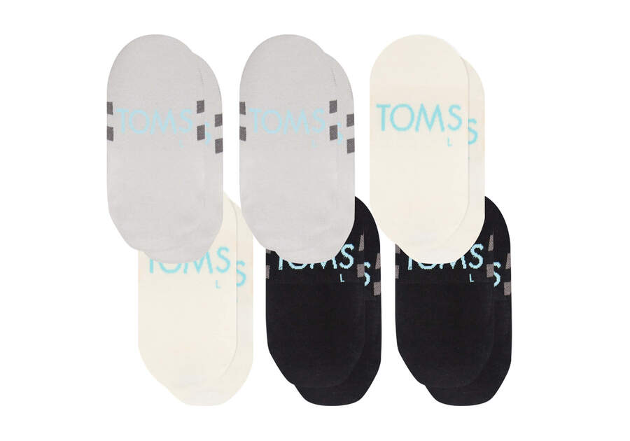 Toms Ultimate No Show Socks Basics 6 Pack Socken Damen Mehrfarbig Schweiz | Bestellen Schweiz522-693