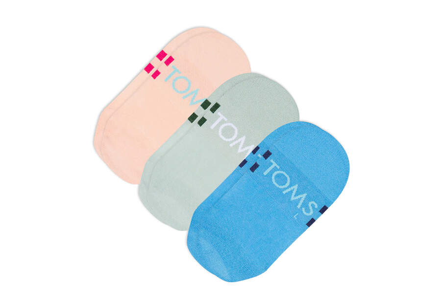 Toms Ultimate No Show Socks Brights 3 Pack Socken Herren Mehrfarbig Schweiz | Bestellen Schweiz432-037