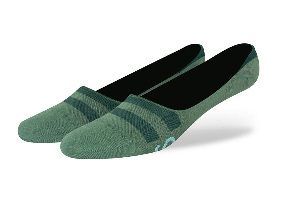 Toms Ultimate No Show Socks Green Socken Damen Grün Schweiz | Bestellen Schweiz735-931