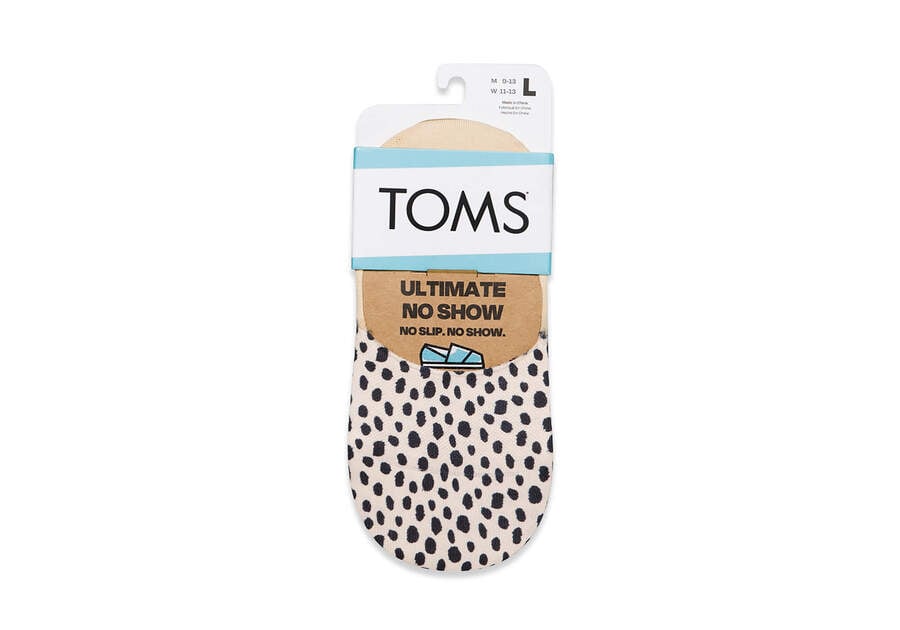 Toms Ultimate No Show Socks Mini Cheetah Socken Damen Beige Schweiz | Bestellen Schweiz090-102