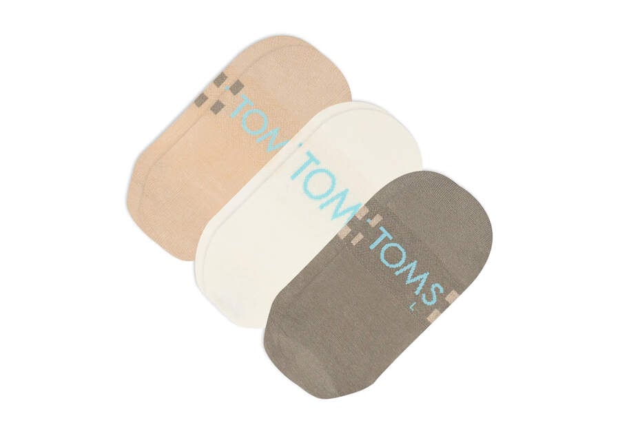 Toms Ultimate No Show Socks Mixed Neutrale 3 Pack Socken Damen Mehrfarbig Schweiz | Bestellen Schweiz934-116