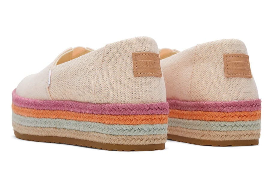 Toms Valencia Plattform Espadrilles Espadrilles Damen Koralle Metal Schweiz | Bestellen Schweiz582-337