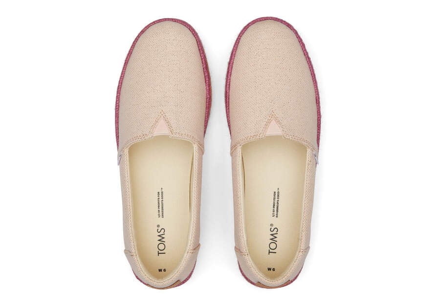 Toms Valencia Plattform Espadrilles Espadrilles Damen Koralle Metal Schweiz | Bestellen Schweiz582-337